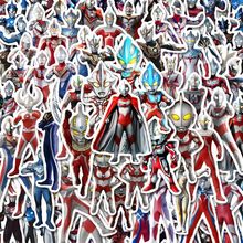 200张奥特曼英雄怀旧英勇日漫卡通贴纸装饰diy笔记本画纸防水手机