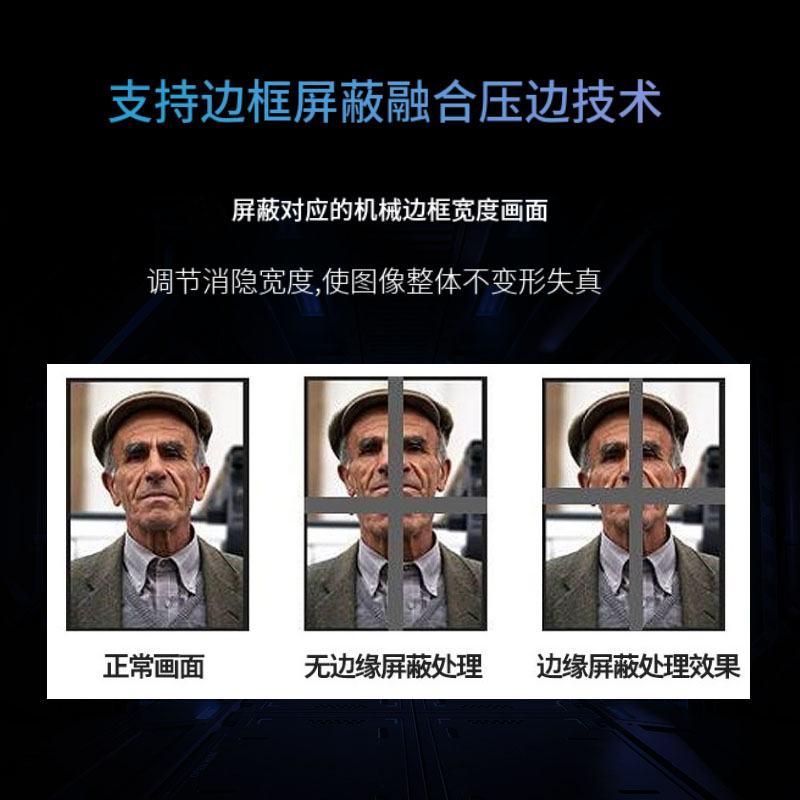 j81hdmi拼接频控制高清屏幕信号液晶电视四出4一进显示台画面分g3