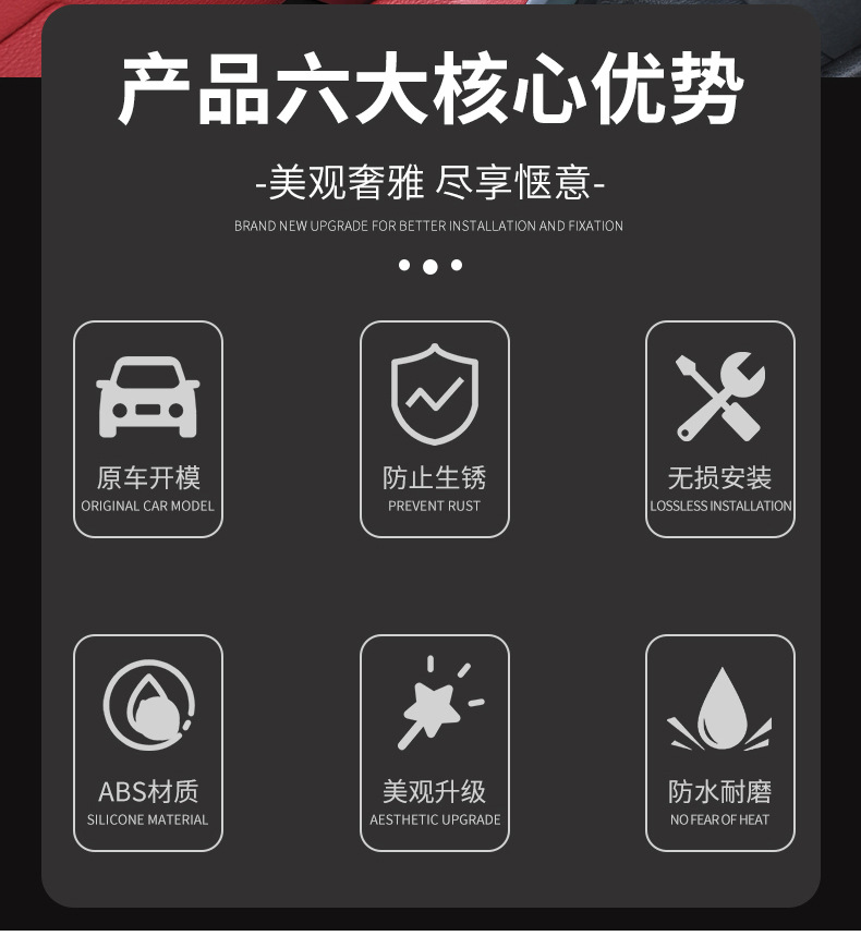 Suitable for Bmw 3 Series/I3/325Li/330Li Door Handle Decorative Frame Window Lift Button Panel Interior Modification