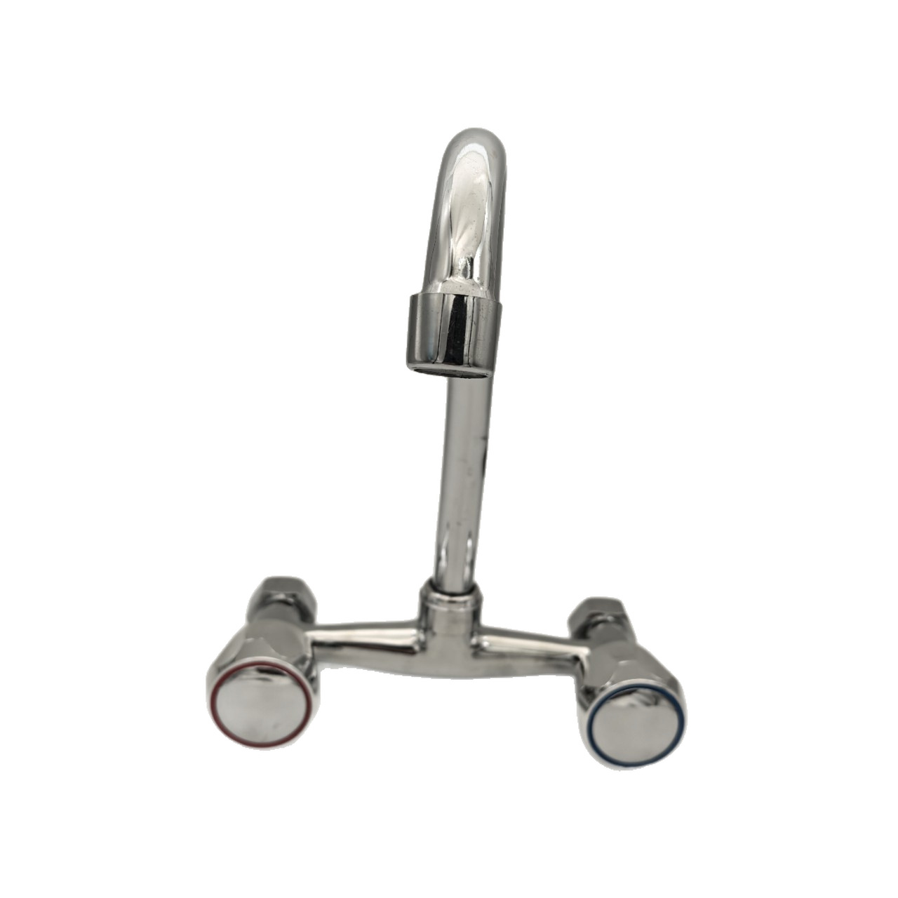 Grifo Mezclador Doble de Cocina de Aleación de Zinc, Agua Fría y Caliente, Galvanizado, para Cocina image 6