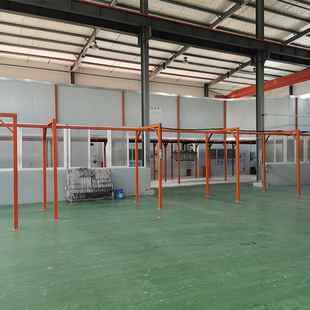 Painting powder spraying assembly line industrial coating assembly line manufacturer hanging coating assembly line