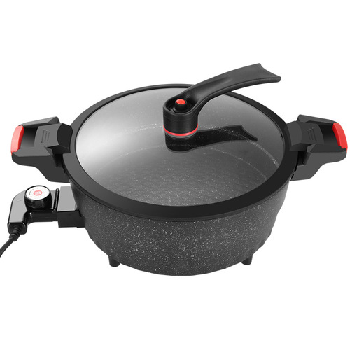【Strictly Selected】Multifunctional Maifanstone Micro-pressure Cooker Household Large Capacity Non-stick Electric Hot Pot Braising Integrated Electric Cooking Pot