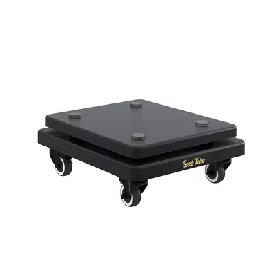 Speaker Subwoofer Tray Base — Electric car big tripod - c33-double-layer-3540-universal-wheel-matte-black-one-price