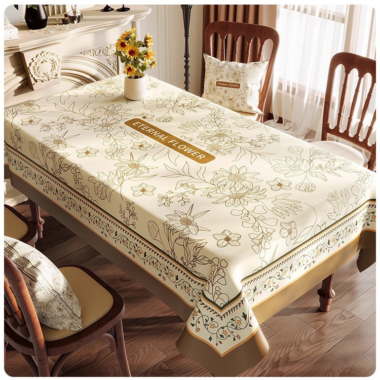 Mesa de comedor americana impermeable anti-contaminante sin lavado anti-escaldado almohadilla de mesa de PVC ligera de lujo de alta calidad mesa de té tela protectora de escritorio