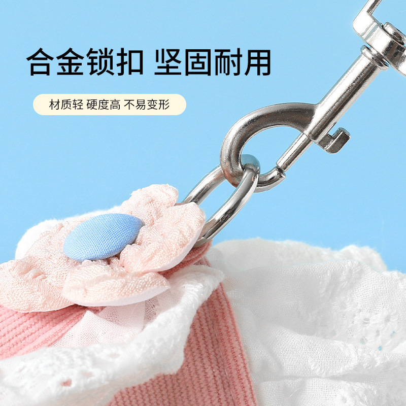 猫牽引紐JK小花犬紐バック式猫犬服牽引帯幼犬専用散歩用品|undefined