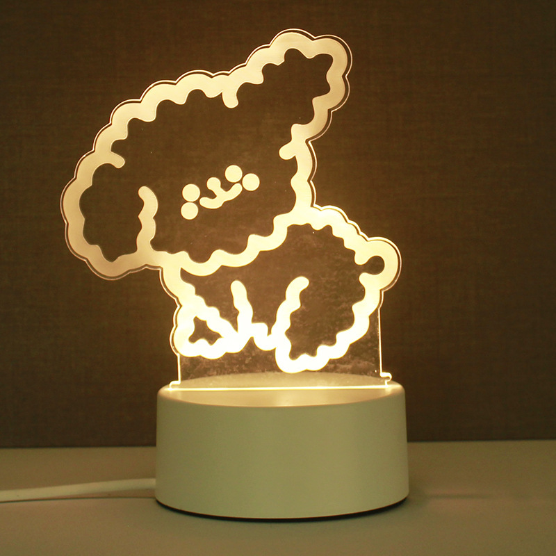 クリエイティブアクリル3d立体小夜灯誕生日プレゼント|undefined