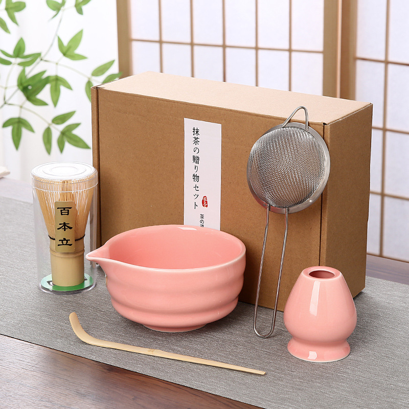 Transfronterizo exclusivo para el set de té Matcha japonés caja de regalo de té Matcha cepillo de té de 100 libros de té Matcha de la dinastía Song