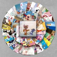 50张批改作业表情包贴纸积极正能量鼓励学习防水装饰咕卡手账贴纸