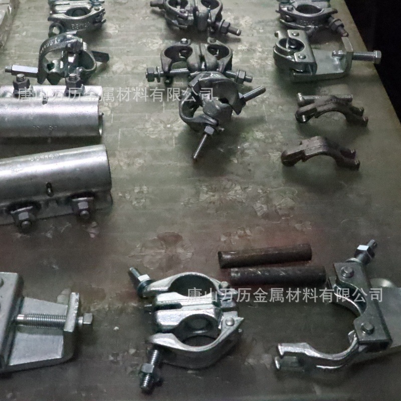 锻造断崖英式镀锌扣件悬梁扣件厂家销售直销十字旋转连接镀锌扣件