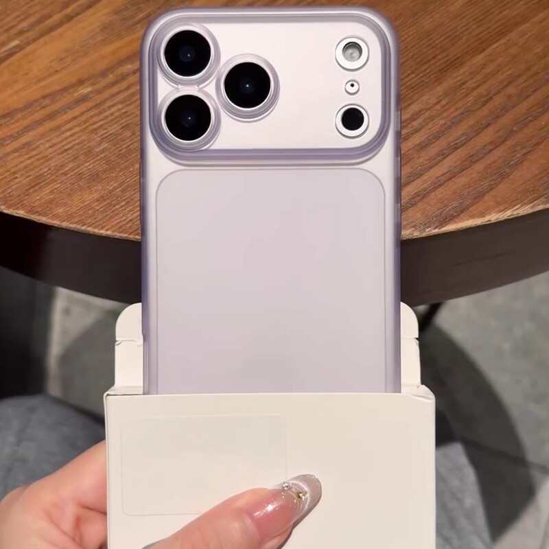 Matte Finish Suitable for iPhone 17 Ultra-Thin Apple 16 Pro Max Full Coverage 15 Anti-Drop 14 Transparent Case 13 Hard Phone Case