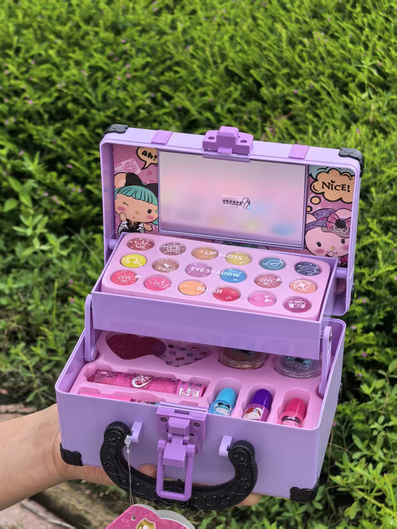 Juego de Maquillaje Infantil de Plástico, para Juego de Rol Infantil