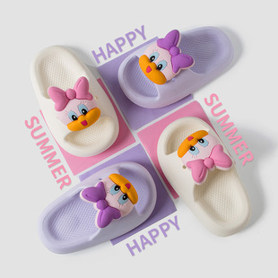 Children's Slippers Summer New Cute Cartoon Girls Breathable Wear-resistant Lightweight Baby Slippers Girls Slippers Wholesale