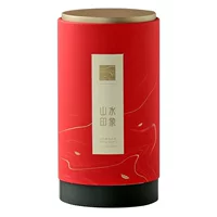 Коробка 2 200 г Зеленый чай Черный чай Dahongpao Выдвижная чайная коробка чайная бумажная банка