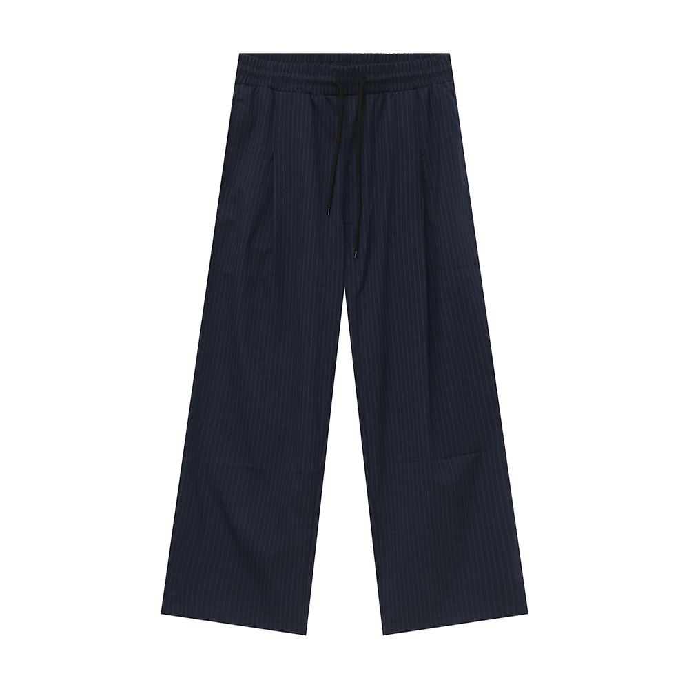 MTLCLOTHES Hombres| 2024 otoño nuevos productos de estilo coreano chaqueta cardigan rayas pantalones largos traje casual