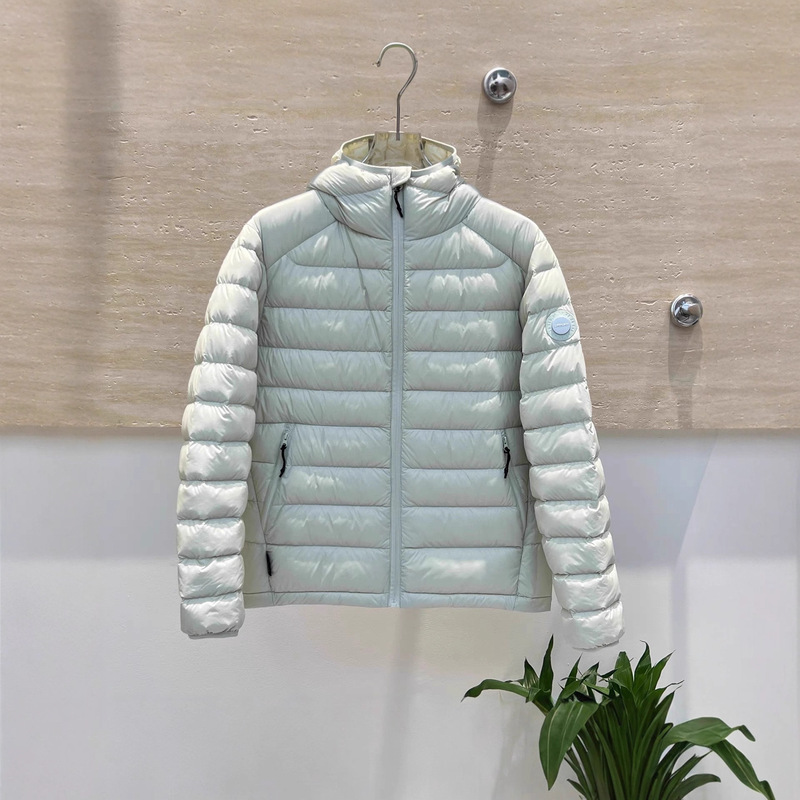 Pinghu down Jacket 2025 New National Standard 90 White Duck down Lightweight Casual Hooded down Jacket Fashionable and Warm