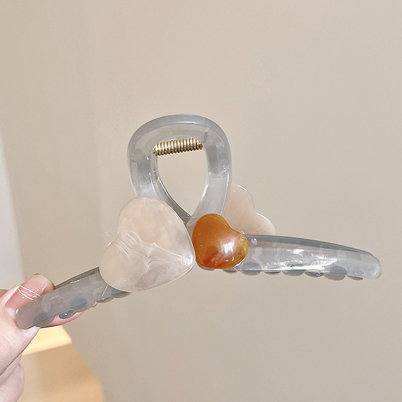 Pasador de Pelo Elegante Estilo Coreano, Pinza de Pelo Grande de Alta Gama, Nuevo Estilo 2025 para Peinados Recogidos, Pinza para Cabello Grueso.