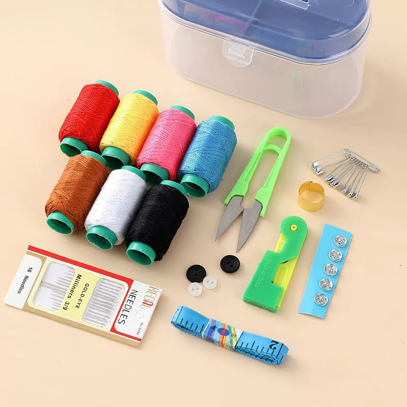 Домашний корейский набор игл, упаковка ниток и игл, для ручного шитья, DIY, 24 предмета