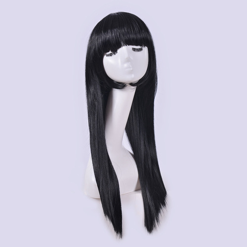 cosplay Ji hair style crazy gambling abyss snake dream child black flat bangs costume cos anime wig wig