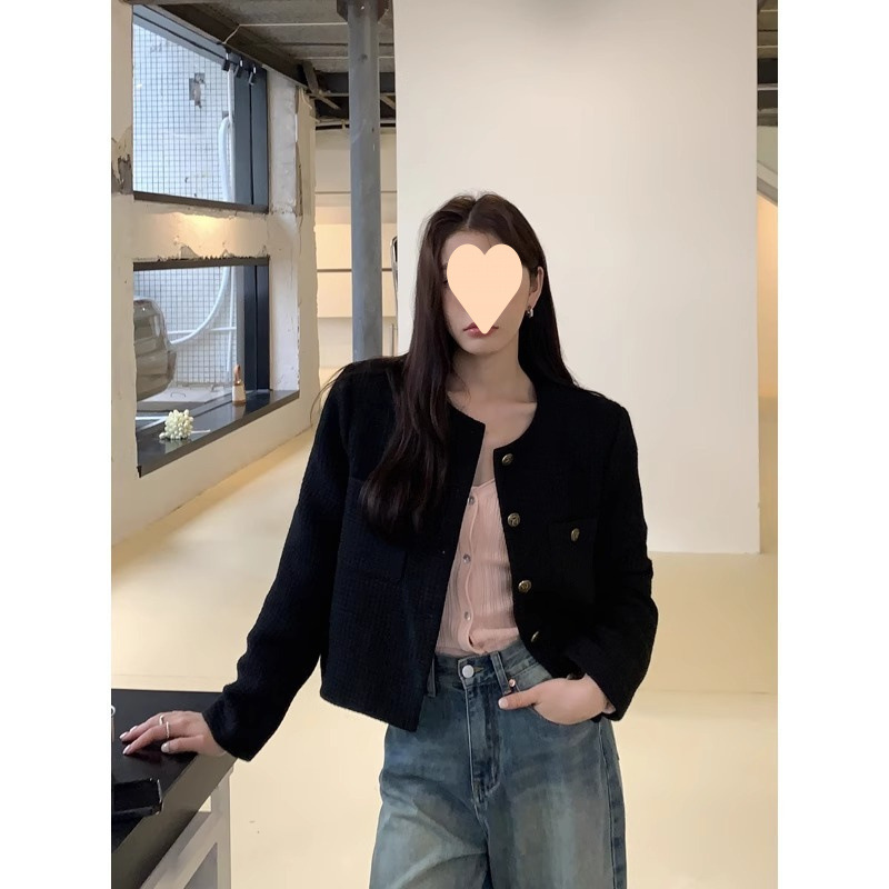 Spring and Autumn Little Flavor Style Jacket Women's Design High-end and Versatile Slim Short Top