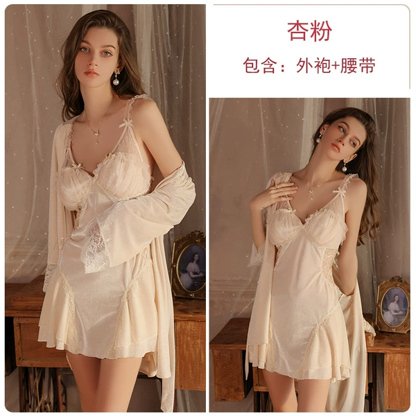 4061 apricot powder (robe+belt)