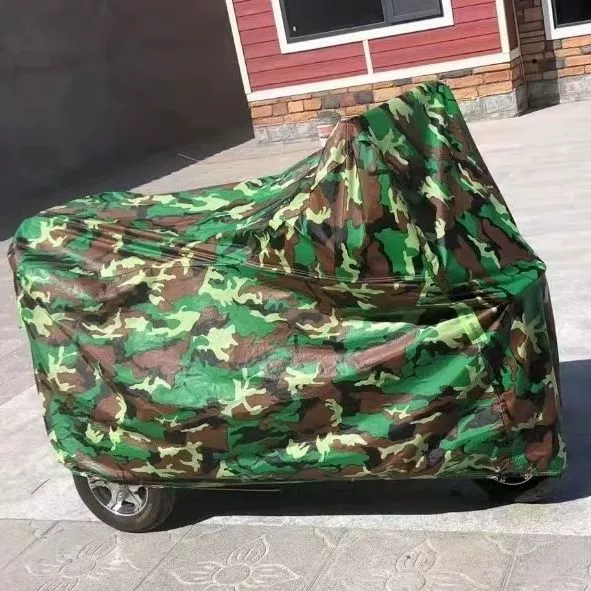 Three-wheeled bike for elderly, walker, three-wheel raincoat, car protection