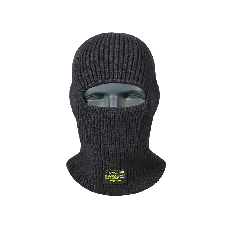 모자 남성 겨울 따뜻한 귀 보호 니트 모직 모자 가을, 겨울 사이클링 발라 클라 페이스 마스크 여성