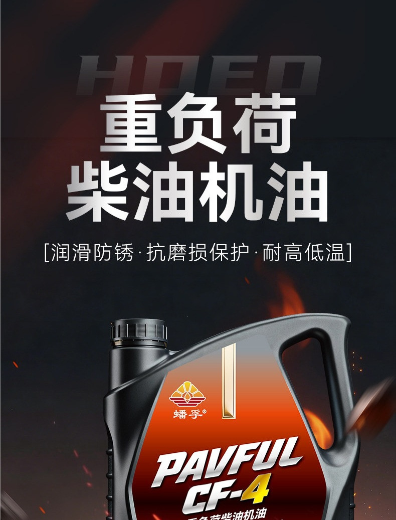 Genuine diesel engine oil for trucks, generators, single-cylinder micro-tillers, 15W-40 oil, fully synthetic lubricant