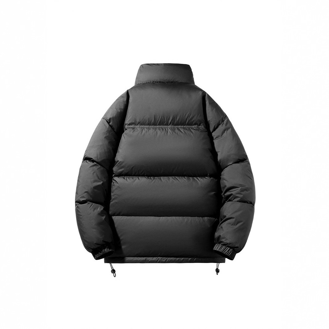 Daunenjacke für Damen und Herren, gleiche Winterjacke, locker geschnitten, farblich abgestimmt, Partnerjacke_voghion.com