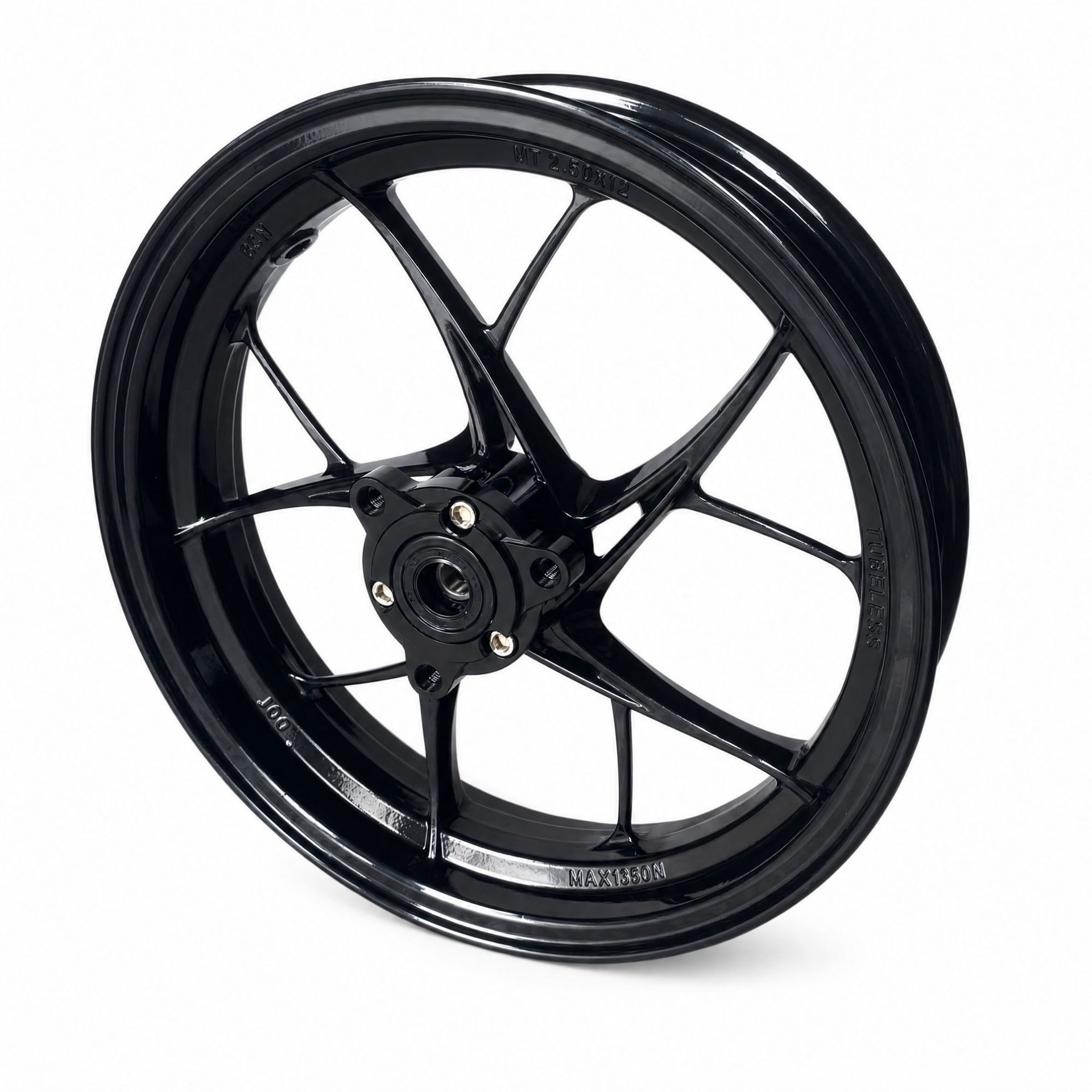 Cross-border 12inch front wheel aluminum alloy rims for Niu/No.9/Jihe, manufacturer wholesale