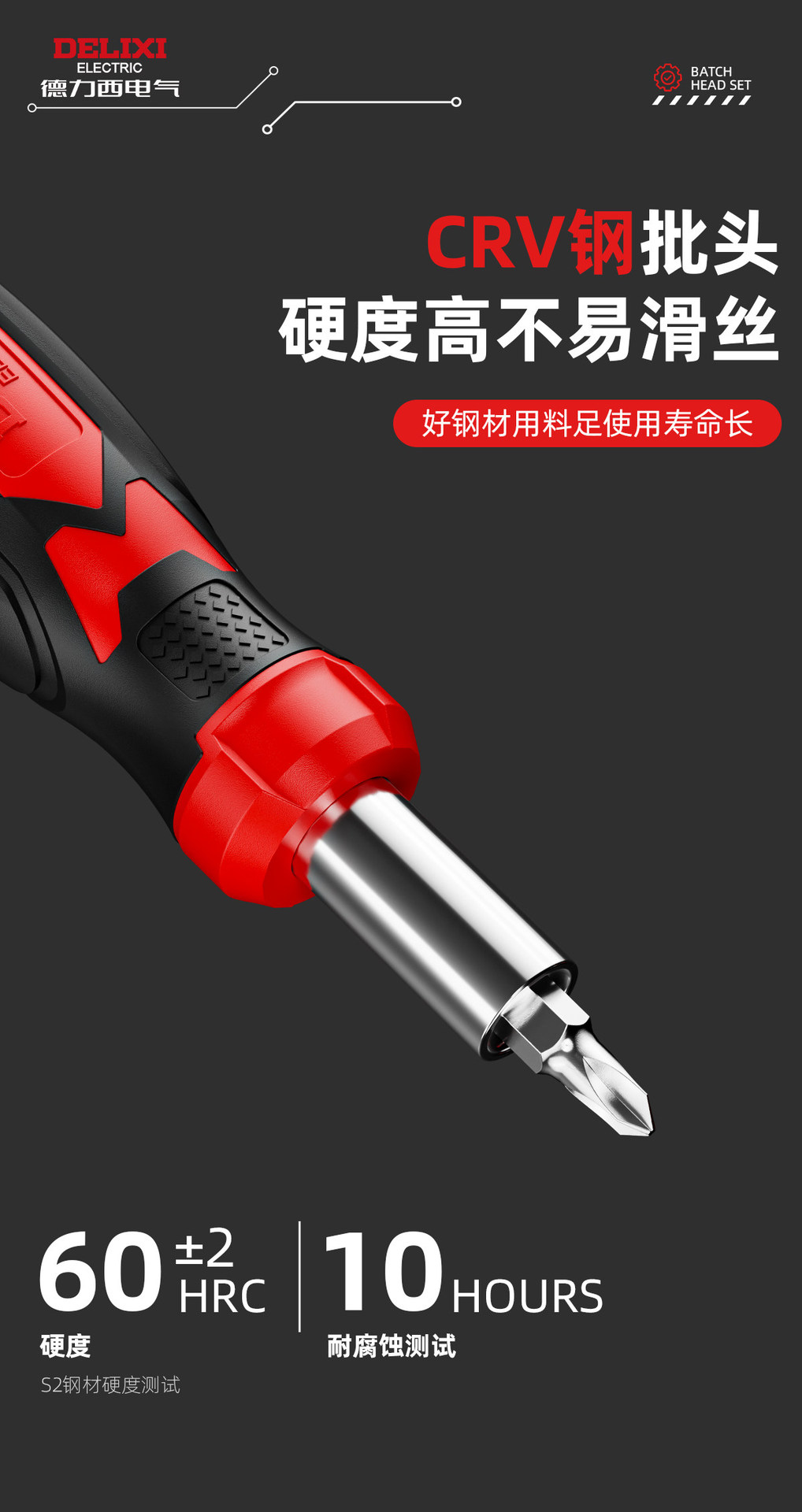 Delixi Screw Set Motorcycle Screwdriver Tool Set Ratchet Wrench Rider's On-Board Wrench Tool Box