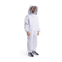 加厚白色太空服连体分体防蜂服蜂衣防护蜜蜂套装养蜂蜂具蜂衣