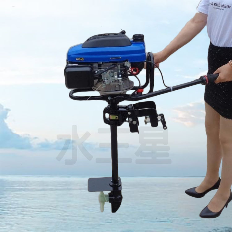 厂家批发品牌四冲程4-15马力船外机 舷外机冲锋舟船用挂机