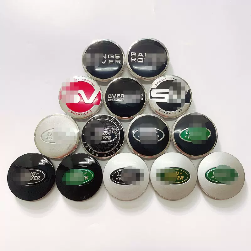 批发适用于路虎黑色轮盖标 路虎轮毂盖 原车轮盖 LANDROVER轮盖标