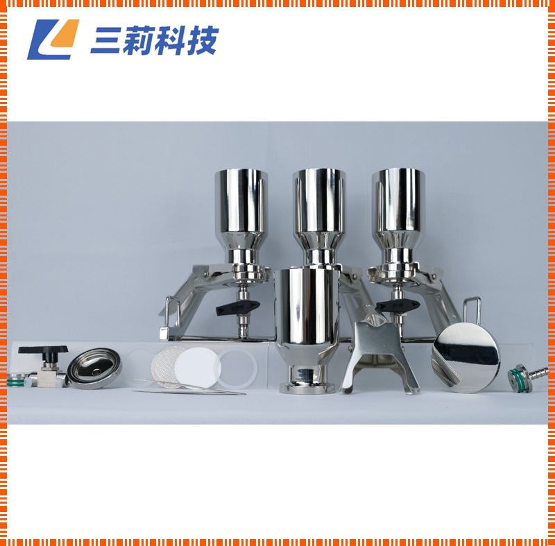 三联不锈钢过滤器 夹式多联抽滤装置 薄膜溶剂过滤器