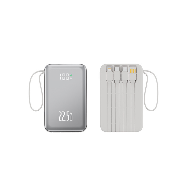 新しいパワーバンクには、超高速充電 20000 mAh 大容量ポータブルコンパクトギフトパワーバンク用のケーブルが付属しています|undefined