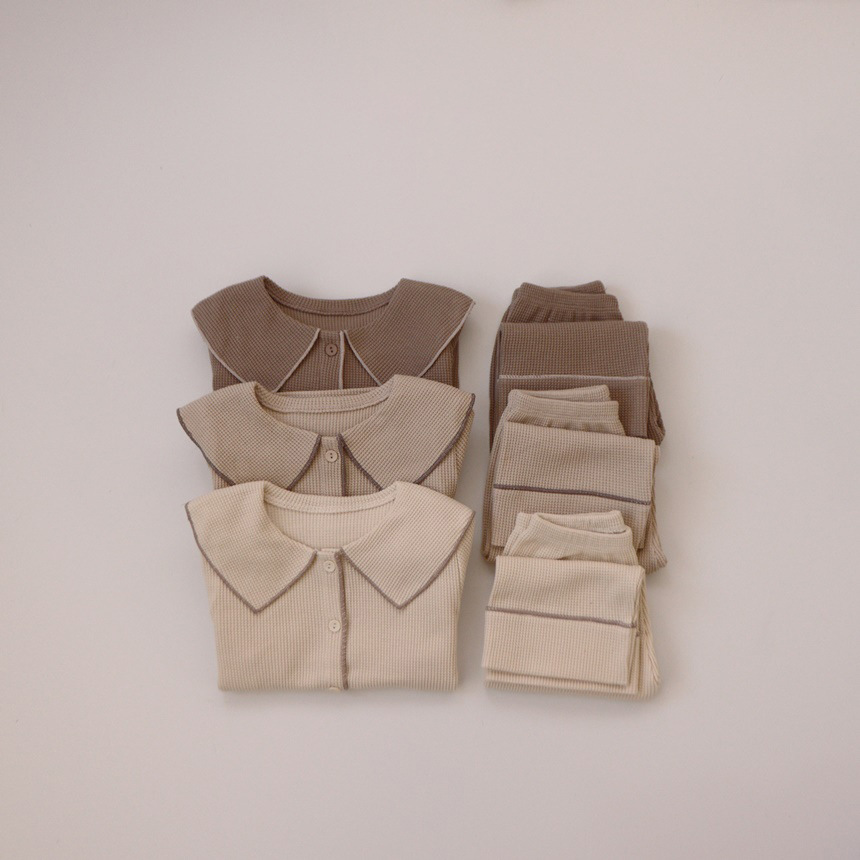 Pijamas para niños de estilo coreano, ropa para niños, ropa de otoño para bebés para hombres y mujeres, trajes de ropa para el hogar, estilo informal informal para niños