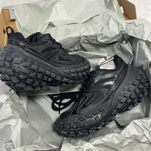 High Fixed Edition New Paris Tire Torre Shoes for Couple Casual Thick Sole Increased Old Men's and Women's Tank Shoes