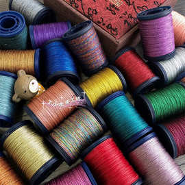 大卷3股6股12股彩金蜡线macrame编织线材DIY手工手绳项链烧结其他