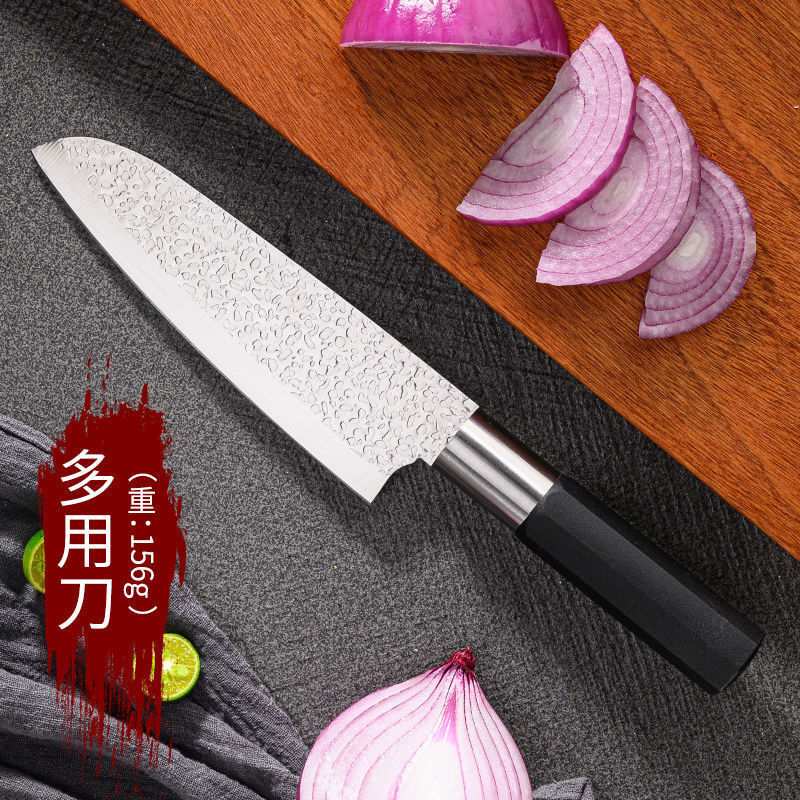 Cortar verduras cortar cuchillos de carne verduras de acero inoxidable cuchillo afilado de cocina doméstico cocinero forjado cuchillo de cocina resistente al desgaste