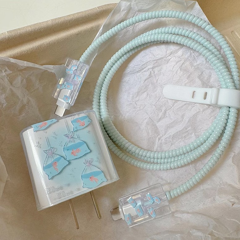 Aplicable para Apple 16pro cable de datos 15 protector de cargador iPhone 14 protector de cabeza de carga de teléfono móvil