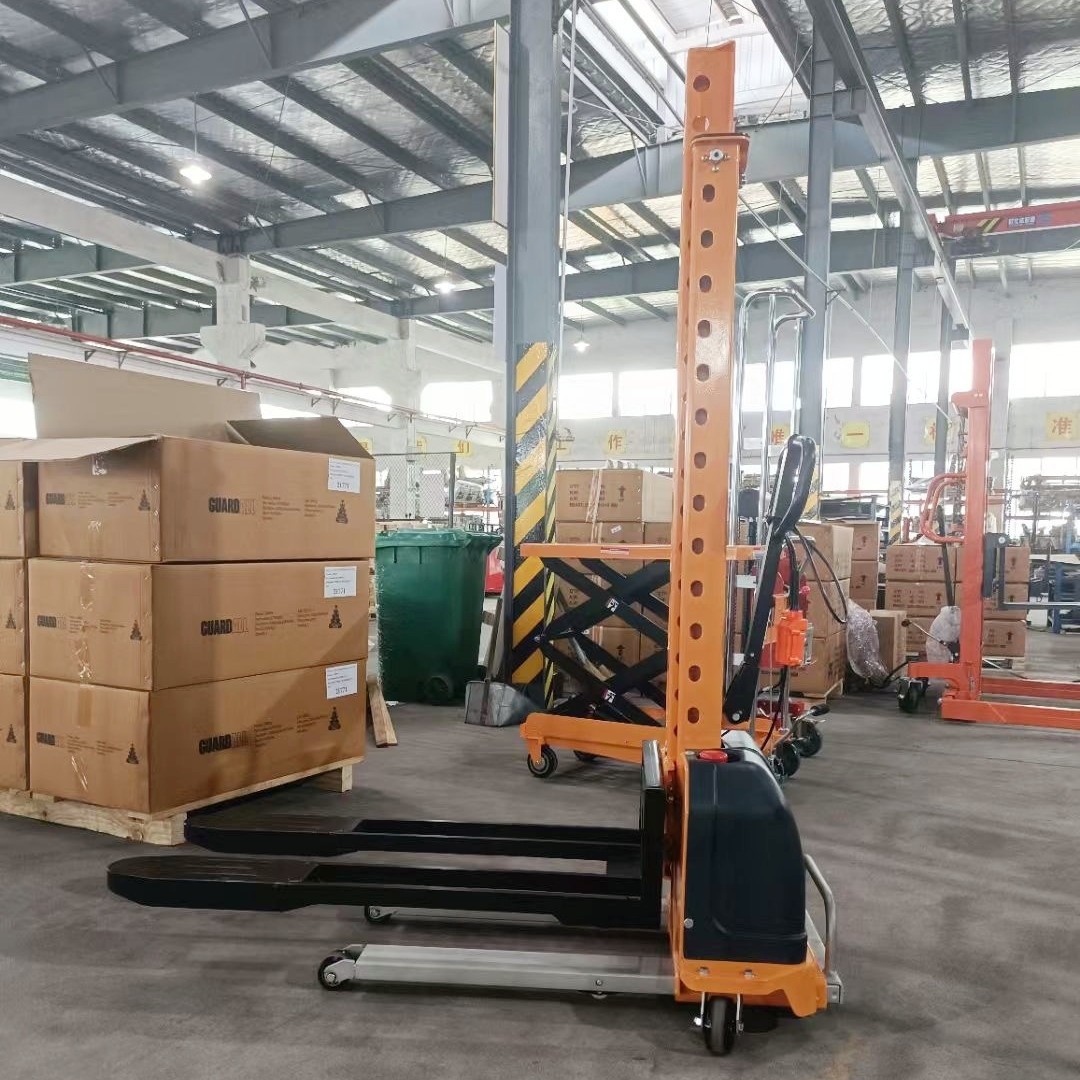 普尔夫随车走自体登高车轻便随车便携式装卸货电动叉车堆高车非标