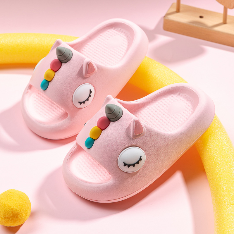 Summer New Unicorn Children's Slippers Exterior Wear Home Indoor Non-slip Eva Shit Slippers for Boys and Girls Summer New Unicorn Children's Slippers Exterior Wear Home Indoor Non-slip Eva Shit Slippers for Boys and Girls