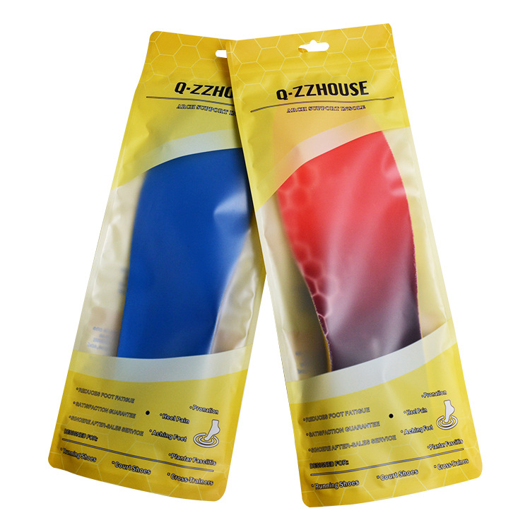 Yellow three dimensional insoles