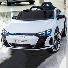 【正版奥迪】儿童电动车四轮摇摆双驱带遥控早教男女小孩玩具车