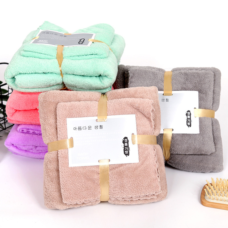 Coral Velvet Towel, Bath Towel, Gift for Others, Absorbent and Lint-Free, Wedding Return Gift, Full Moon Letter Towel, Soft Coral Velvet Towel, Bath Towel, Gift for Others, Absorbent and Lint-Free, Wedding Return Gift, Full Moon Letter Towel, Soft