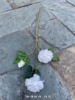 White wedding simulation flower wholesale Korean show wind, white wedding road, flowers, blooming hands, fake flowers