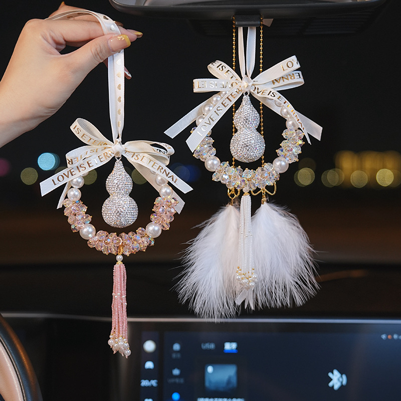 New Style Fulu Gourd Car Safety Pendant Rearview Mirror Hanging Ornament with a High-End Feel for Car and Electric Vehicle Interior Decoration