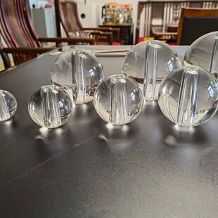 K9 crystal with hole light ball table lamp accessories good light transmittance high flatness crafts carved light ball
