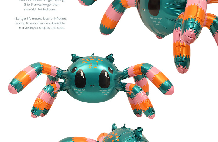 Ballon araignée pour décoration anniversaire 4d sur pied_voghion.com