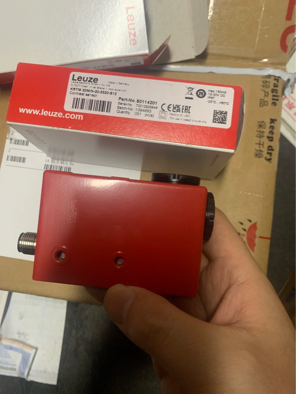 KRTM 20/M/N-20-3320-S12 цветовой стандарт сенсор Laoyitest Leuze